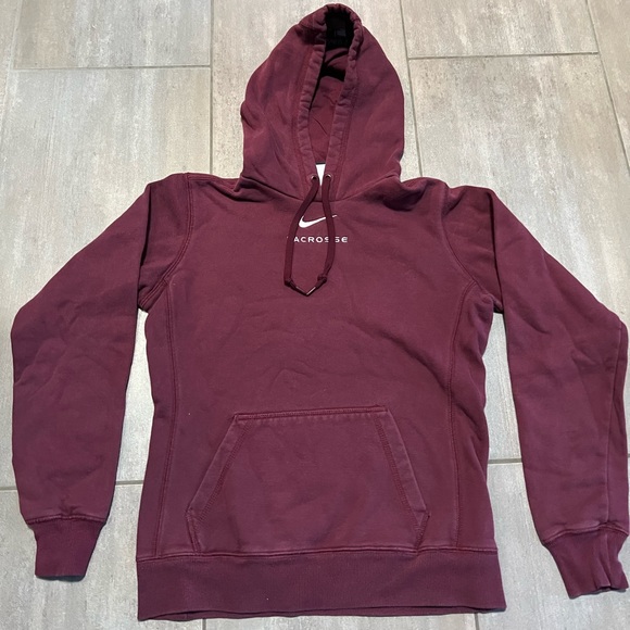 Nike Maroon Lacrosse Sweater - Picture 1 of 3